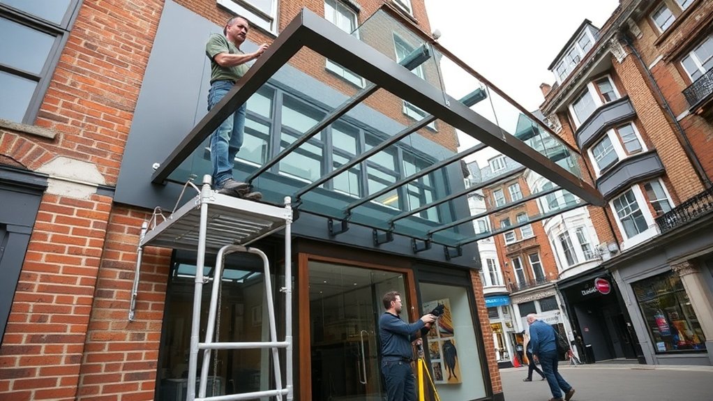 Shopfront Canopy Forest Gate